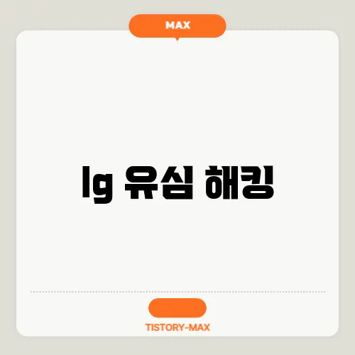 lg 유심 해킹